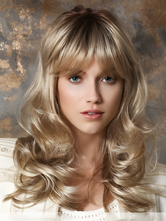 Stylish Synthetic Wavy Capless Wig