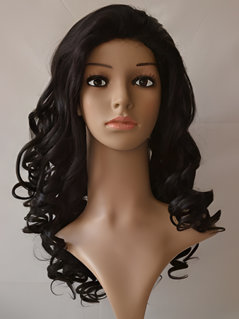 Fabulous Synthetic Lace Front Wavy Wig