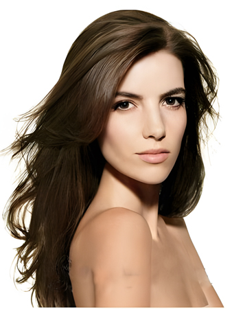 Elegant Lace Front Long Straight Synthetic Wig