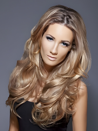 Pleasant Synthetic Wavy Lace Front Wig