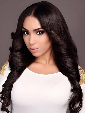 Elegant Synthetic Long Wavy Lace Front Wig