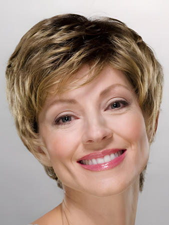 Beautiful Short Boy Cut Layered Cynthia Synthetic Wig
