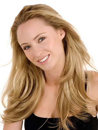 Straight Capless Long Synthetic 3/4 Wig