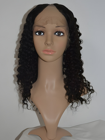 Spiral Curls Remy Hair U Part Wig