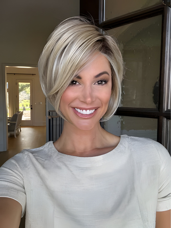 Short Classic  Synthetic Lace Front Wig