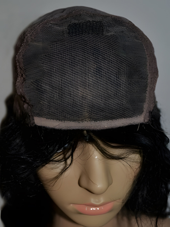 Men’s Salt and Pepper Lace Front Wig – Natural Side Part for Mature Business & Daily Wear