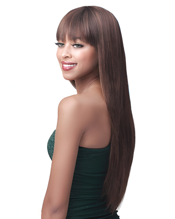 Stylish Long Brown Wig for Women