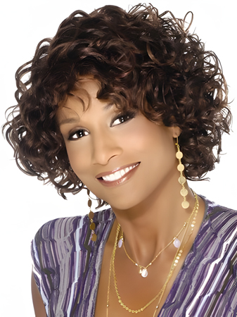 Graceful Loose Wavy Synthetic African American Wig