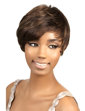 Clean Short Boy Cut African American Wig