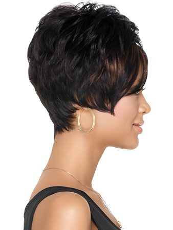 Chic Dramatic Tomboy Synthetic African American Wig