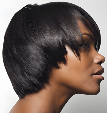 Smart Lace Front Synthetic African American Wig
