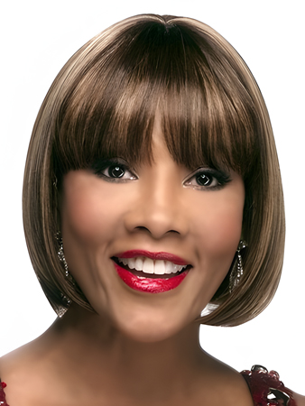 Straight Glamorous Lace Front African American Wig