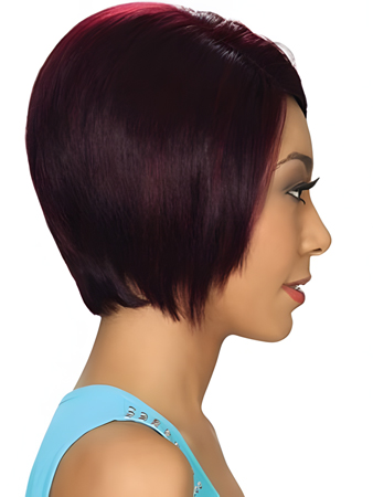 Red Capless Popular Straight Synthetic Wig