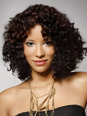 Chic Synthetic Lace Front Curly Wig