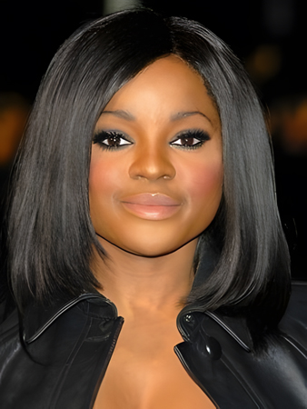 Comfortable Synthetic Medium Straight Lace Front Wig