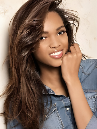 Comfortable Synthetic Lace Front Straight Wig