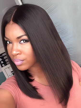 Durable Straight Synthetic Lace Front Wig