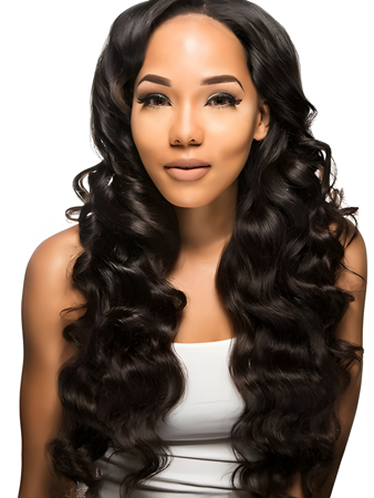 Dazzling Synthetic Wavy Lace Front Wig