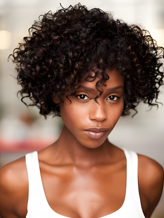 Magnificent Lace Front Synthetic Curly Wig