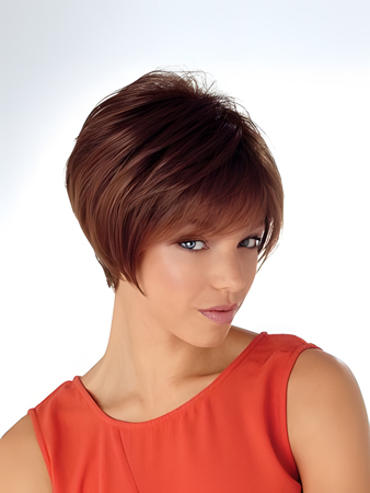 Bob Style Natural Short Straight Capless Synthetic Wig