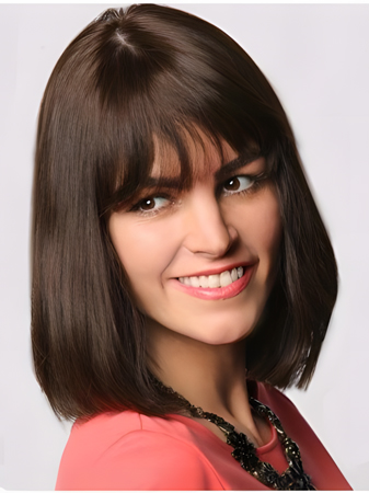 Silky Straight Human Hair Capless Bob Wig