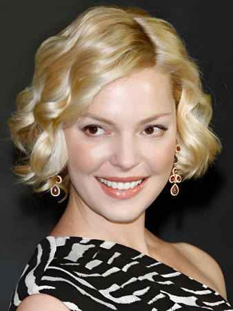 Classic Wavy Lace Front Synthetic Bob Wig