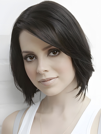 Sweet Lace Front Straight Remy Human Hair Bob Wig