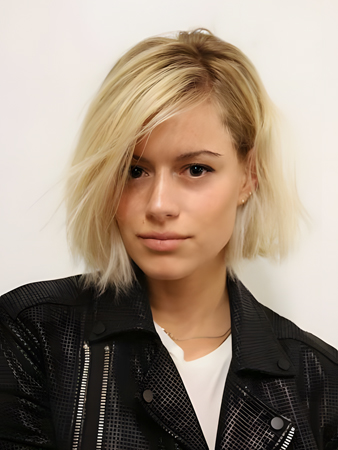 Marvelous Lace Front Straight Remy Human Hair Bob Wig