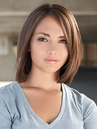 Pretty Lace Front Straight Remy Human Hair Bob Wig