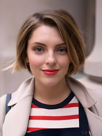 Affordable Lace Front Straight Remy Human Hair Bob Wig