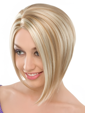 Bob Style Smooth Sleek Short Wig