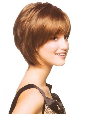 Bob Style Sassy Tousled Synthetic Capless Wig