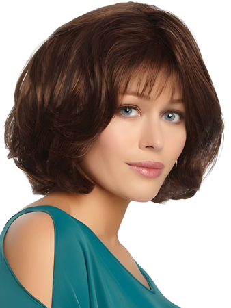 Bob Style Smooth Synthetic Lace Front Wig