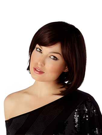 Bob Style Styleable heat-friendly synthetic hair Wig