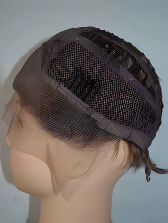 Rihanna Hairstyle Lace Front Short Straight Celebrity Wig