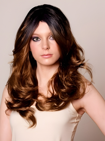 Fearne Wavy Black Fashion Celebrity Wig