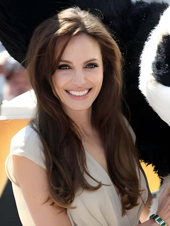 Angelina Long Straight Celebrity Wig
