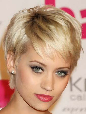 Celebrity Noble Short Straight Celebrity Wig