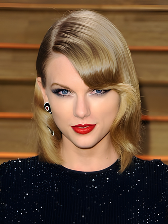 Taylor Swift's Wonderful Hairstyle Human Hair Wig
