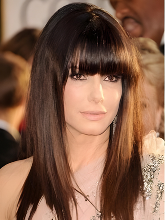 Luxury Synthetic Lace Front Straight Wig