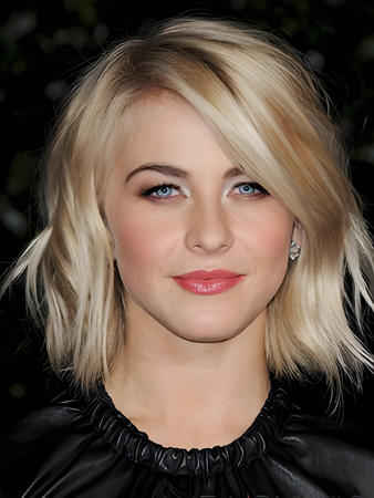 Julianne Hough Comfortable Lace Front Straight Synthetic Wig