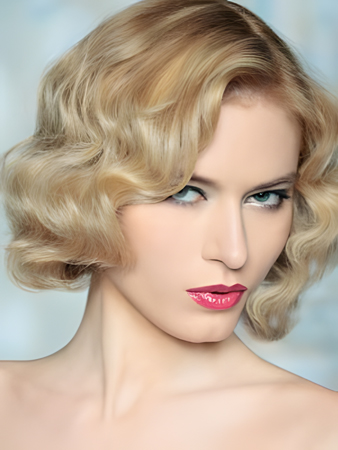 Modern Human Hair Wavy Lace Front Wig