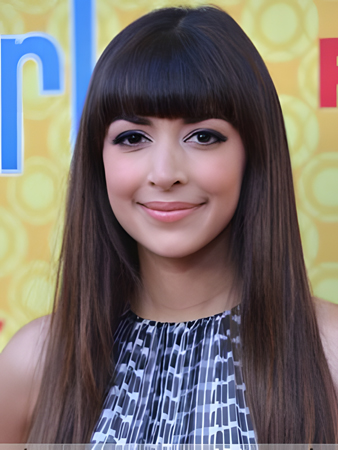Hannah Simone Human Hair Straight Capless Wig