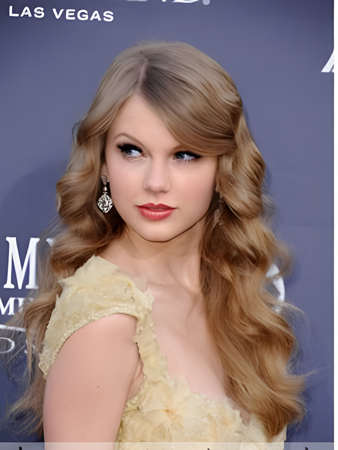 Taylor Swift Glamorous Lace Front Wavy Synthetic Wig