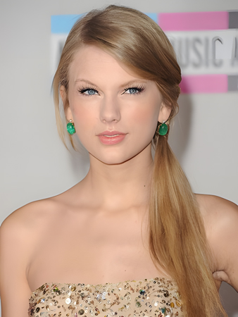 Taylor Swift Pleasant Straight Lace Front Human Hair Wig