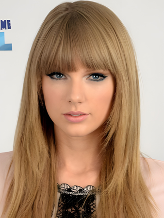 Taylor Swift Modern Straight Capless Synthetic Wig