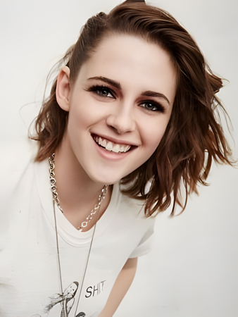 Sweet Kristen Stewart Wavy Lace Front Remy Human Hair Wig