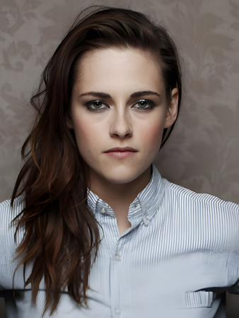 Admirable Kristen Stewart Wavy Lace Front Synthetic Wig