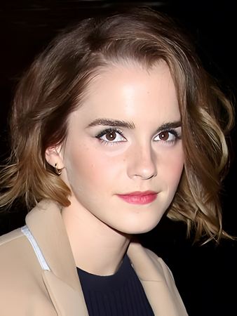 Seductive Emma Watson Wavy Lace Front Remy Human Hair Wig