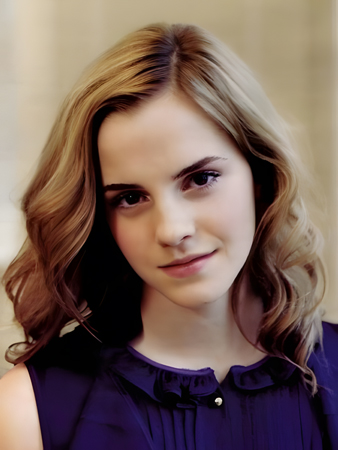Classic Emma Watson Wavy Lace Front Remy Human Hair Wig